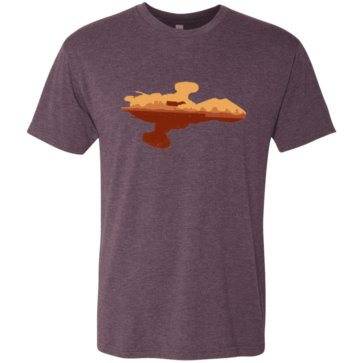T-Shirts Vintage Purple / Small Train job Men's Triblend T-Shirt