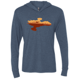 T-Shirts Indigo / X-Small Train job Triblend Long Sleeve Hoodie Tee