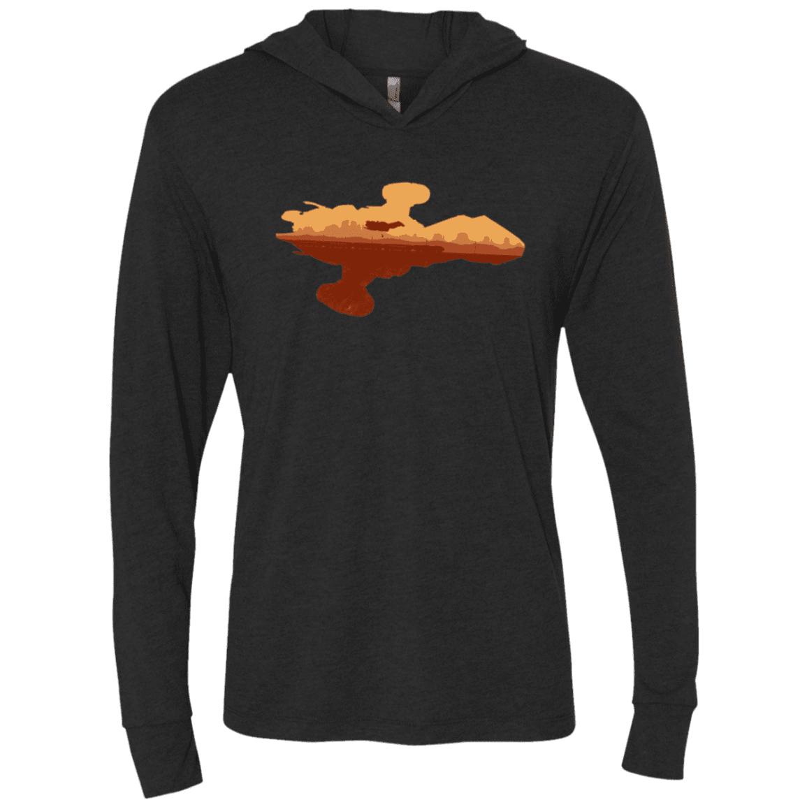 T-Shirts Vintage Black / X-Small Train job Triblend Long Sleeve Hoodie Tee