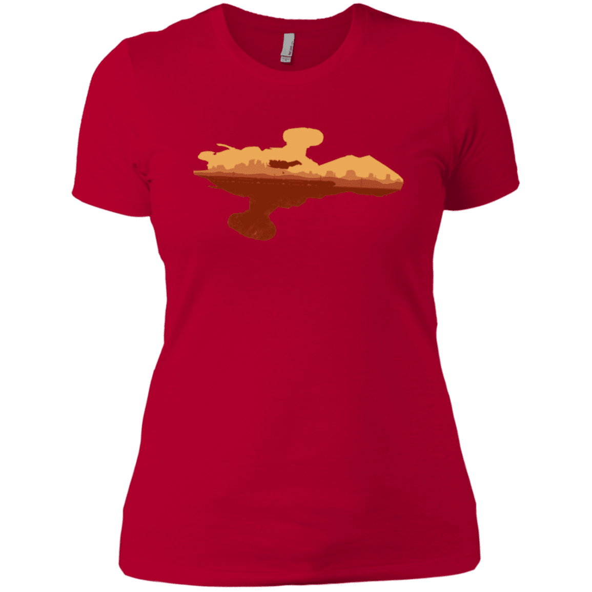T-Shirts Red / X-Small Train job Women's Premium T-Shirt