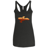 T-Shirts Vintage Black / X-Small Train job Women's Triblend Racerback Tank