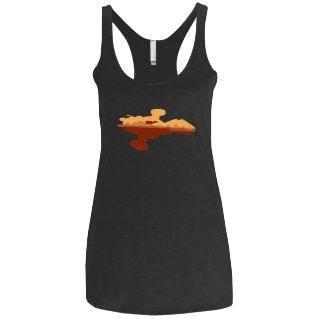 T-Shirts Vintage Black / X-Small Train job Women's Triblend Racerback Tank