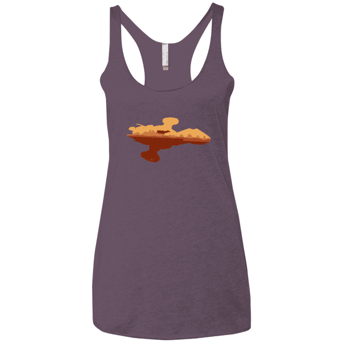 T-Shirts Vintage Purple / X-Small Train job Women's Triblend Racerback Tank