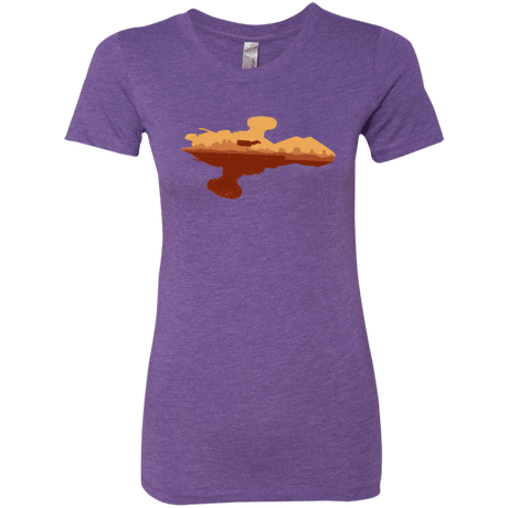 T-Shirts Purple Rush / Small Train job Women's Triblend T-Shirt
