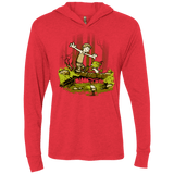 T-Shirts Vintage Red / X-Small Training We Are Triblend Long Sleeve Hoodie Tee