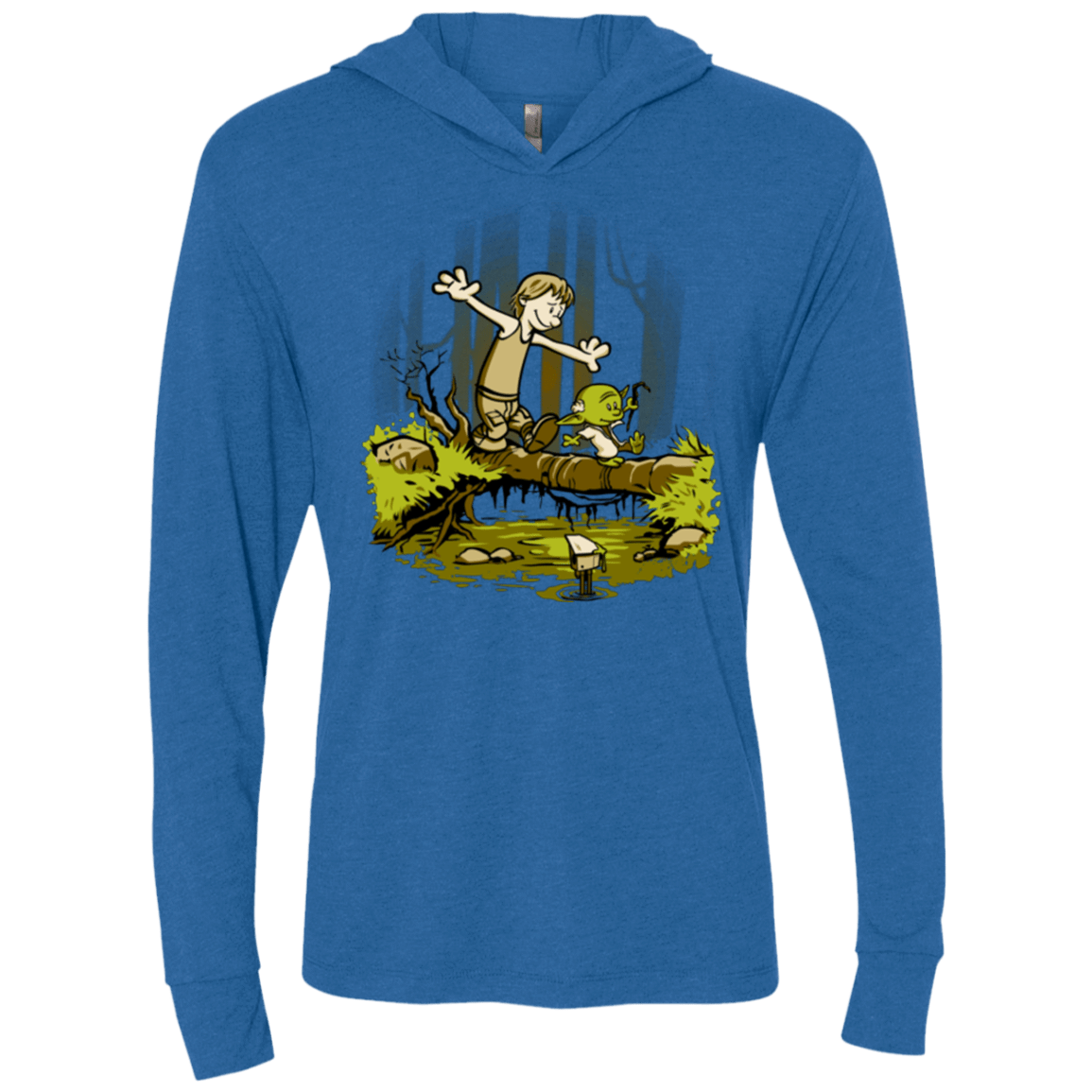 T-Shirts Vintage Royal / X-Small Training We Are Triblend Long Sleeve Hoodie Tee