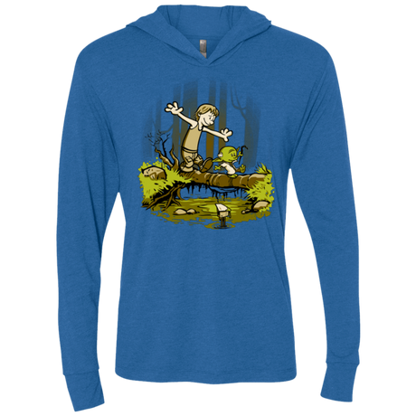 T-Shirts Vintage Royal / X-Small Training We Are Triblend Long Sleeve Hoodie Tee