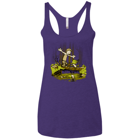 T-Shirts Purple / X-Small Training We Are Women's Triblend Racerback Tank