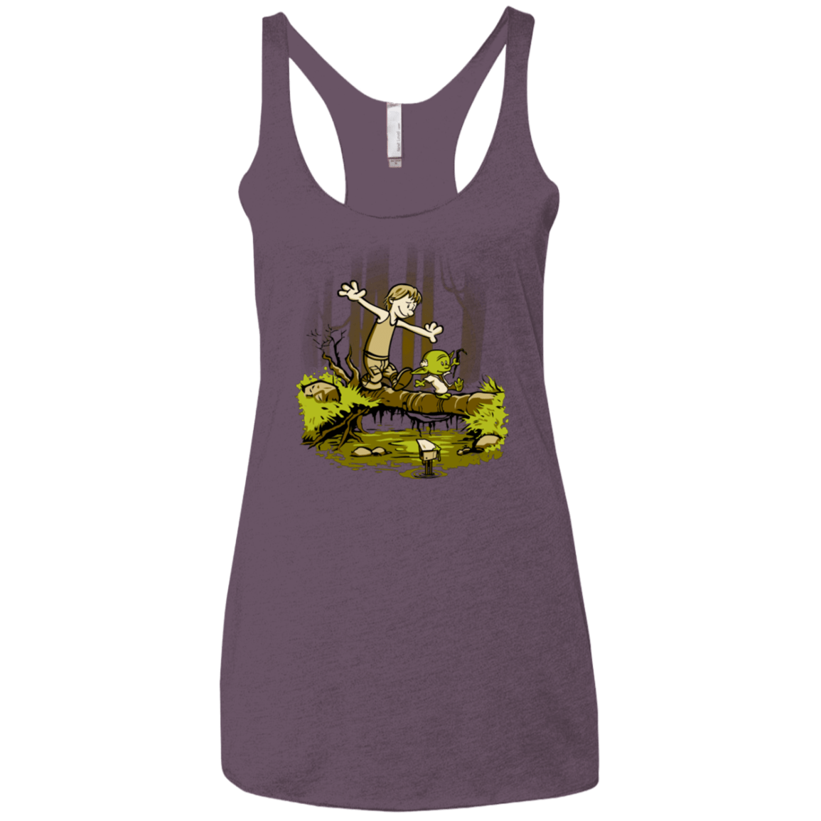 T-Shirts Vintage Purple / X-Small Training We Are Women's Triblend Racerback Tank