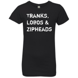 T-Shirts Black / YXS Tranks Lobos Zipheads Girls Premium T-Shirt