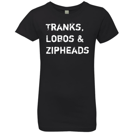 T-Shirts Black / YXS Tranks Lobos Zipheads Girls Premium T-Shirt