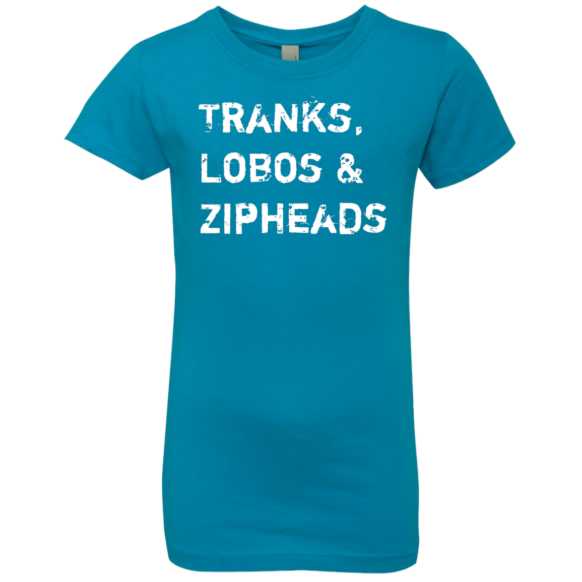 T-Shirts Turquoise / YXS Tranks Lobos Zipheads Girls Premium T-Shirt