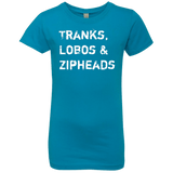 T-Shirts Turquoise / YXS Tranks Lobos Zipheads Girls Premium T-Shirt