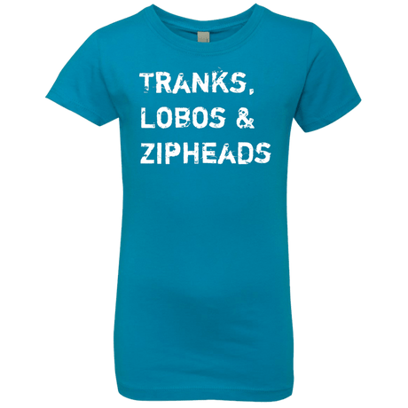 T-Shirts Turquoise / YXS Tranks Lobos Zipheads Girls Premium T-Shirt