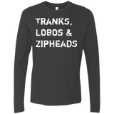 T-Shirts Heavy Metal / Small Tranks Lobos Zipheads Men's Premium Long Sleeve