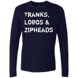 T-Shirts Midnight Navy / Small Tranks Lobos Zipheads Men's Premium Long Sleeve
