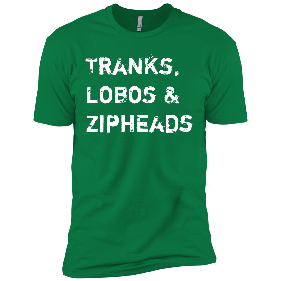 T-Shirts Kelly Green / X-Small Tranks Lobos Zipheads Men's Premium T-Shirt