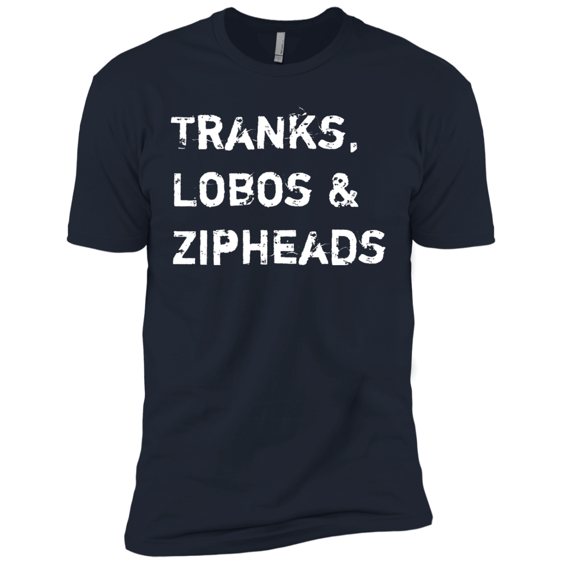 T-Shirts Midnight Navy / X-Small Tranks Lobos Zipheads Men's Premium T-Shirt