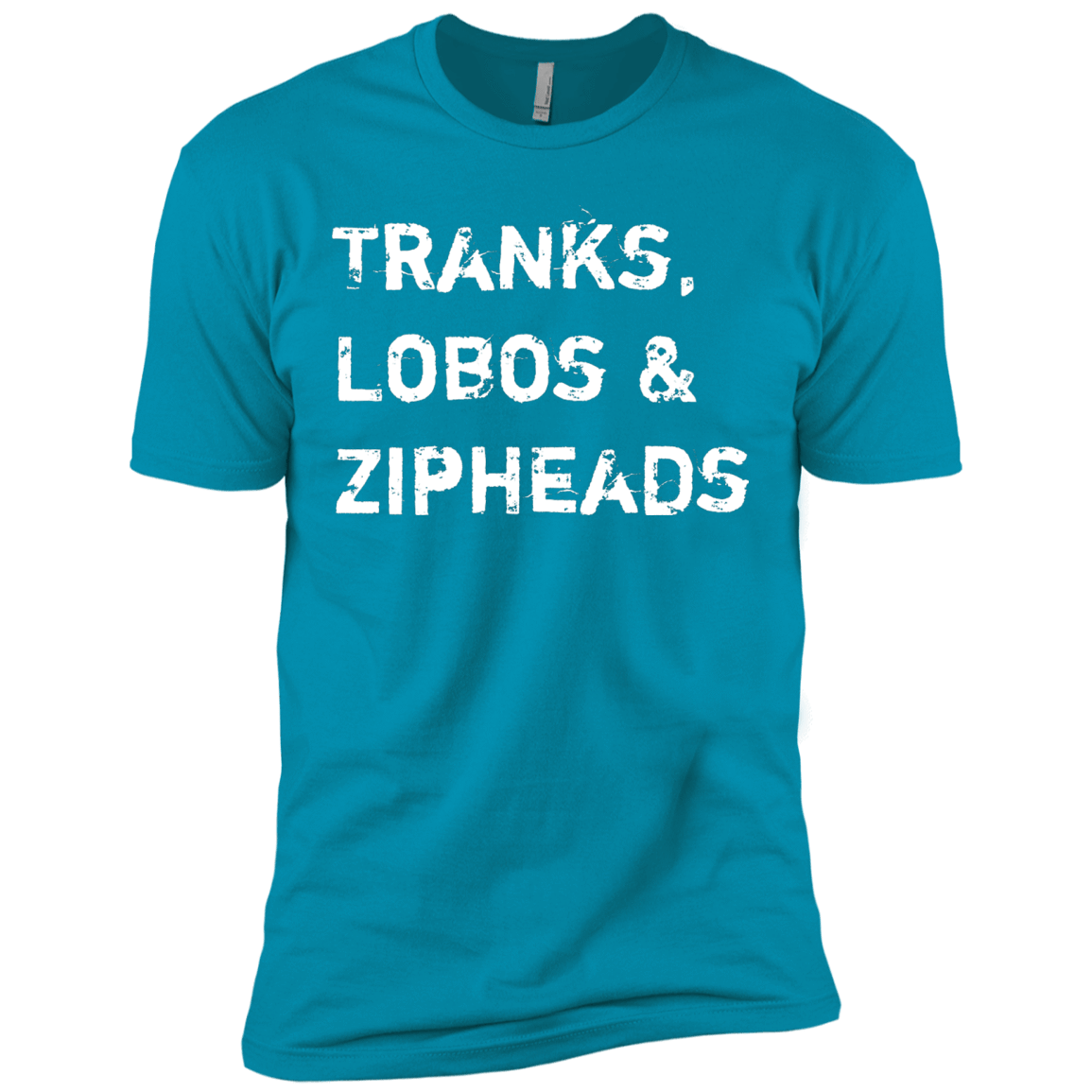 T-Shirts Turquoise / X-Small Tranks Lobos Zipheads Men's Premium T-Shirt