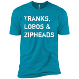 T-Shirts Turquoise / X-Small Tranks Lobos Zipheads Men's Premium T-Shirt