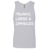 T-Shirts Heather Grey / Small Tranks Lobos Zipheads Men's Premium Tank Top