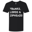 T-Shirts Black / X-Small Tranks Lobos Zipheads Men's Premium V-Neck