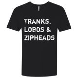T-Shirts Black / X-Small Tranks Lobos Zipheads Men's Premium V-Neck