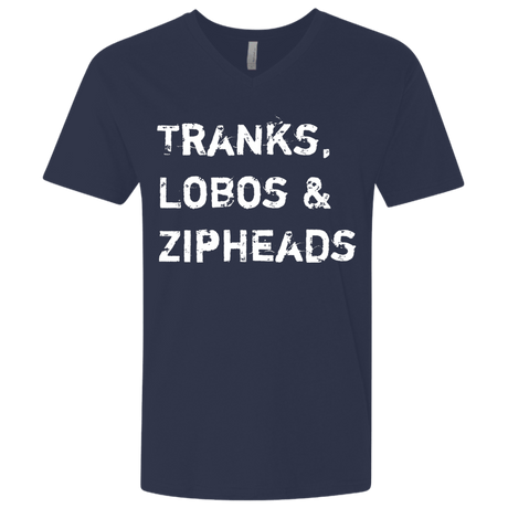 T-Shirts Midnight Navy / X-Small Tranks Lobos Zipheads Men's Premium V-Neck