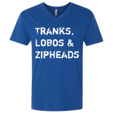 T-Shirts Royal / X-Small Tranks Lobos Zipheads Men's Premium V-Neck