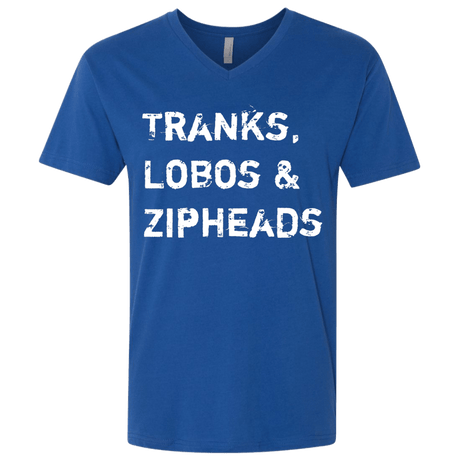 T-Shirts Royal / X-Small Tranks Lobos Zipheads Men's Premium V-Neck
