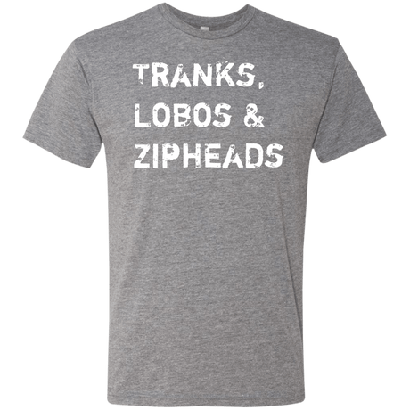 T-Shirts Premium Heather / Small Tranks Lobos Zipheads Men's Triblend T-Shirt