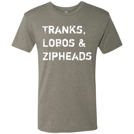 T-Shirts Venetian Grey / Small Tranks Lobos Zipheads Men's Triblend T-Shirt