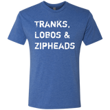 T-Shirts Vintage Royal / Small Tranks Lobos Zipheads Men's Triblend T-Shirt