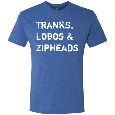 T-Shirts Vintage Royal / Small Tranks Lobos Zipheads Men's Triblend T-Shirt