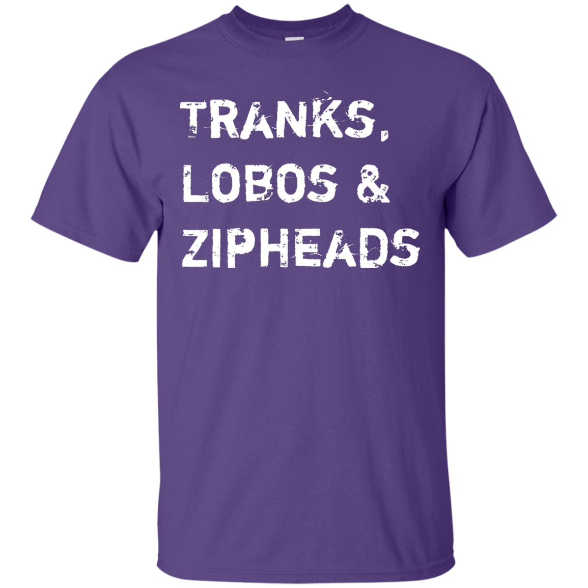 T-Shirts Purple / Small Tranks Lobos Zipheads T-Shirt
