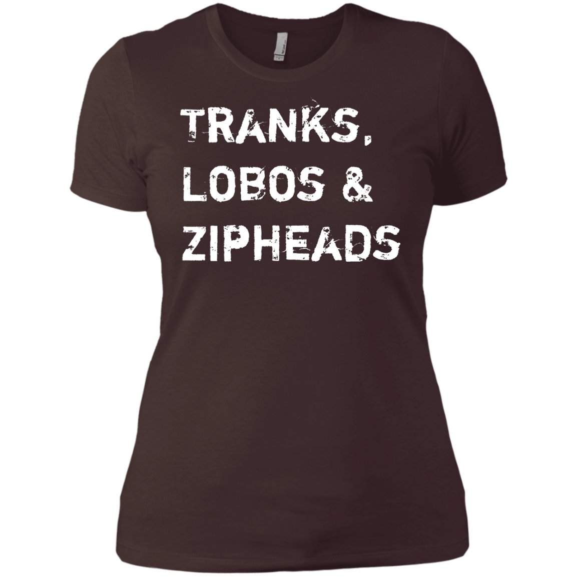 T-Shirts Dark Chocolate / X-Small Tranks Lobos Zipheads Women's Premium T-Shirt