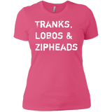 T-Shirts Hot Pink / X-Small Tranks Lobos Zipheads Women's Premium T-Shirt