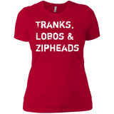T-Shirts Red / X-Small Tranks Lobos Zipheads Women's Premium T-Shirt