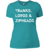 T-Shirts Tahiti Blue / X-Small Tranks Lobos Zipheads Women's Premium T-Shirt