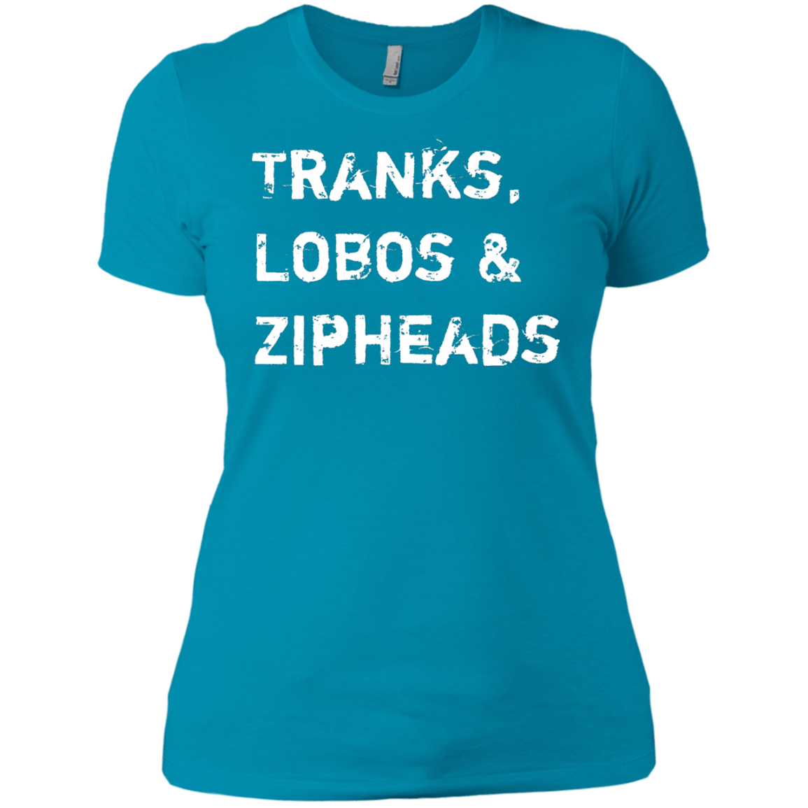 T-Shirts Turquoise / X-Small Tranks Lobos Zipheads Women's Premium T-Shirt