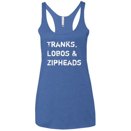T-Shirts Vintage Royal / X-Small Tranks Lobos Zipheads Women's Triblend Racerback Tank