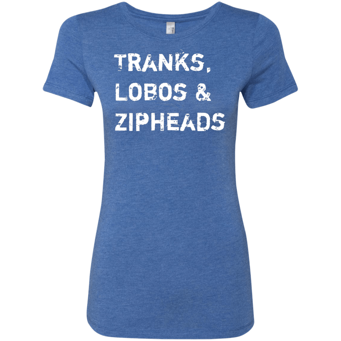 T-Shirts Vintage Royal / Small Tranks Lobos Zipheads Women's Triblend T-Shirt