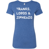 T-Shirts Vintage Royal / Small Tranks Lobos Zipheads Women's Triblend T-Shirt