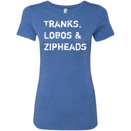 T-Shirts Vintage Royal / Small Tranks Lobos Zipheads Women's Triblend T-Shirt