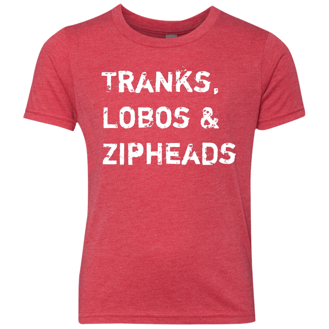 T-Shirts Vintage Red / YXS Tranks Lobos Zipheads Youth Triblend T-Shirt
