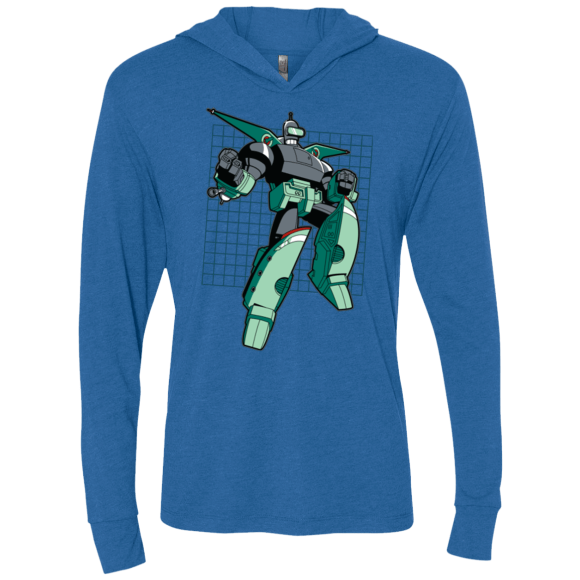 T-Shirts Vintage Royal / X-Small Transbender Triblend Long Sleeve Hoodie Tee