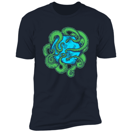 T-Shirts Midnight Navy / S Transparent Octopus D20 Men's Premium T-Shirt