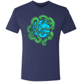 T-Shirts Vintage Navy / S Transparent Octopus D20 Men's Triblend T-Shirt