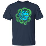 T-Shirts Navy / S Transparent Octopus D20 T-Shirt
