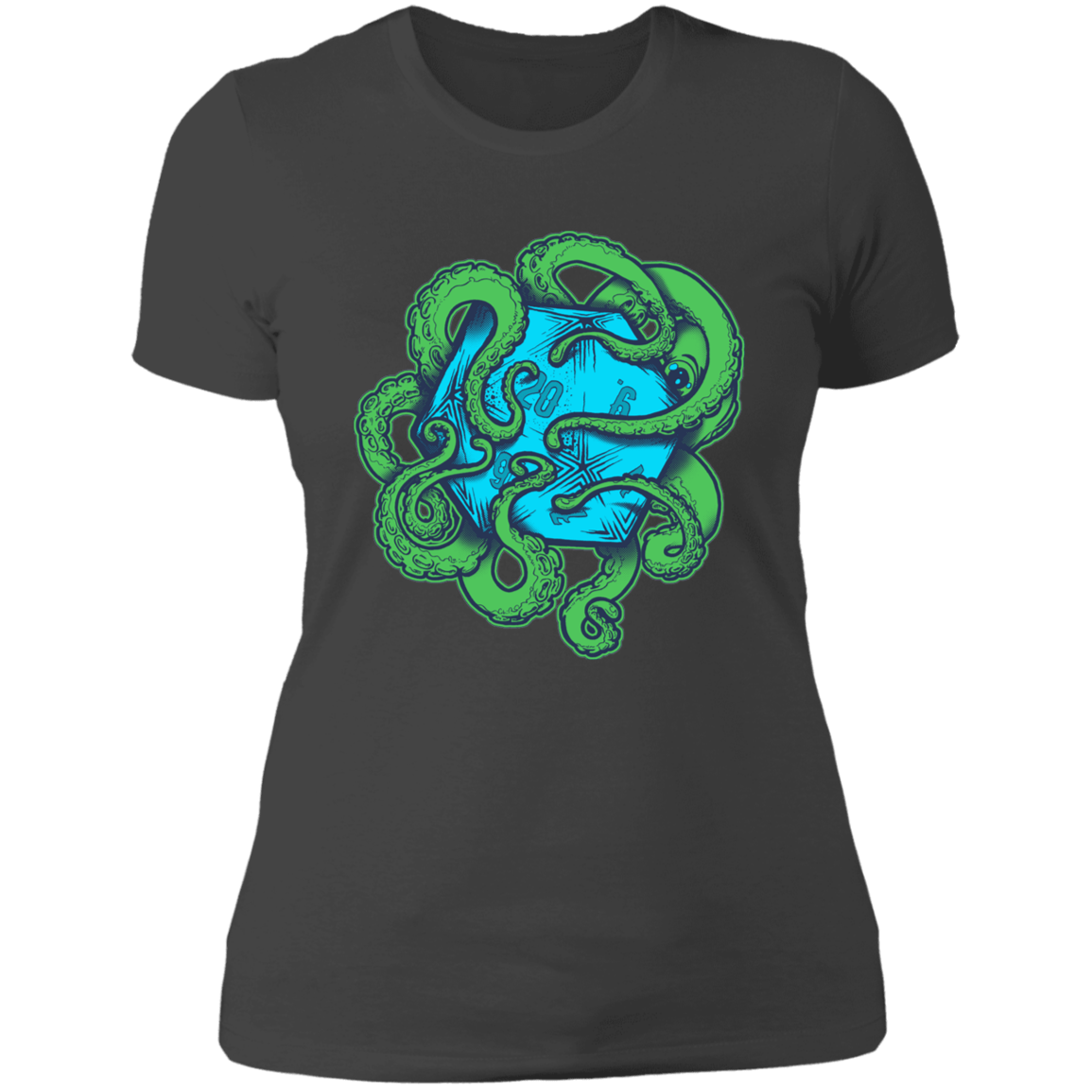 T-Shirts Heavy Metal / S Transparent Octopus D20 Women's Premium T-Shirt